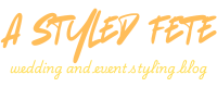 A Styled Fete Logo