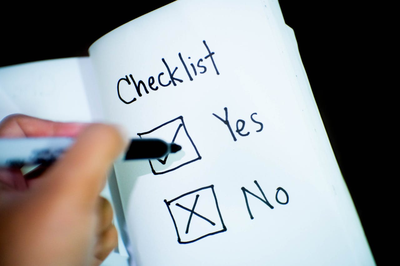 event cleaning checklist